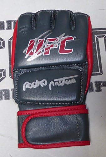 Antonio Rodrigo Nogueira Фабрисио Вердум подписа ръкавици UFC PSA/DNA COA с автограф - Ръкавици UFC с автограф