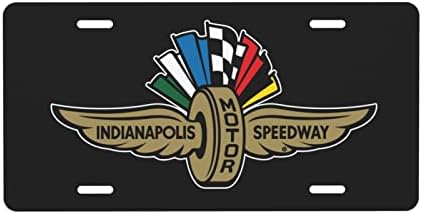 Indianapolis Motor Speedway Метална Автомобили виси Етикет с Номер знак, Алуминиева Автомобилна Декоративен Автоматичен