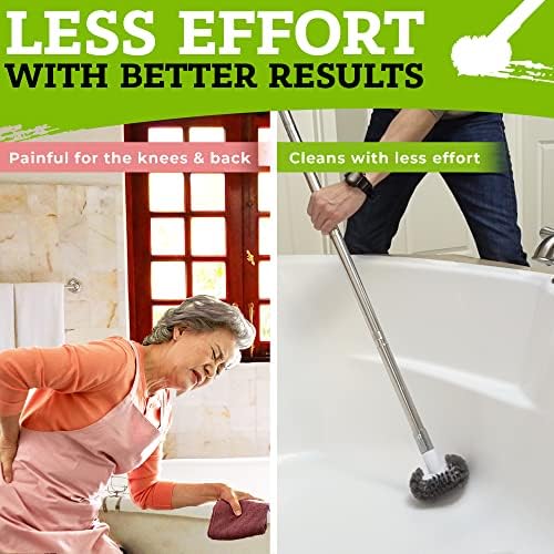Четка за почистване на вани и душ с дълга дръжка – за Универсална четка За почистване - Четка за почистване на бани