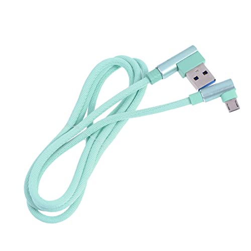 USB кабел C ULTECHNOVO под прав ъгъл, Кабел Micro USB Кабел за пренос на данни под ъгъл 90 градуса, Кабел за Зарядно