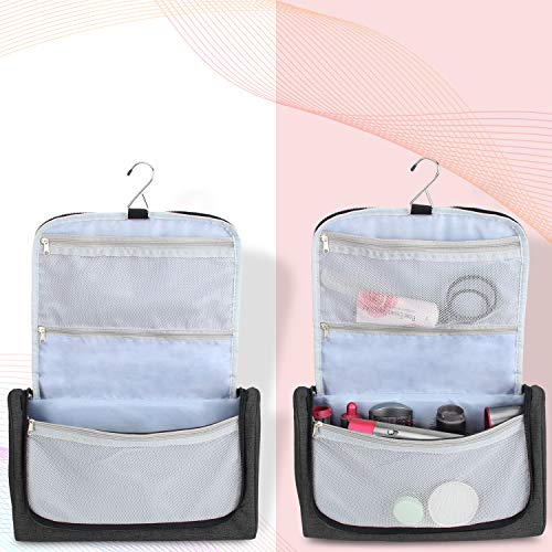 Чанта LUXJA за съхранение на стайлера Дайсън Airwrap Styler, Пътна Чанта за стайлера Airwrap Styler дюзи, Черна