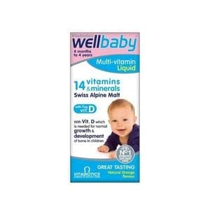 Vitabiotics Wellkid Бебе и витамини за бебета, Капсула, (150 мл)