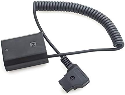 Fotga Прибиращ се Кабел-адаптер за Захранване конектор D-Tap до привиден батерия NP-FZ100 за Sony A6600 A7III A7RIII