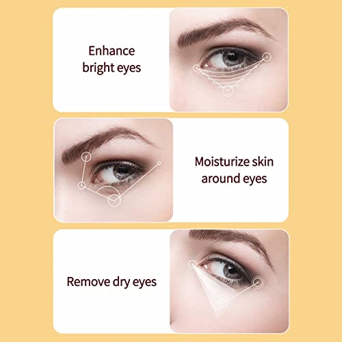 Хидратиращ крем за очи, Крем за намаляване на подпухналостта, Бръчките и Тъмните кръгове, Естествен анти-ейдж крем