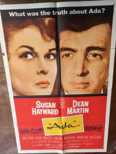 Плакат на филма от АДА Сюзън Хейуърд, Дийн Мартин, 1961