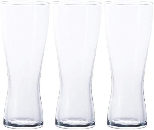 B6771 Тънък выдувной бирена чаша, Голям, Комплект от 3