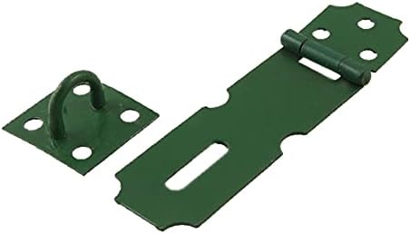 X-DREE Шкафове Врата на Панти заключване Затвори Вратата Болт Зелен 2,5 2 комплекта (Armarios Puertas Cierres Puerta