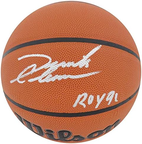 Дерик Колман подписа на Уилсън За баскетбол в закрито / На открито НБА с РОЙ'91 - Баскетболни топки с автографи