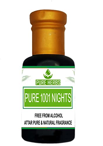 Чисти билки (PURE) 1001 NIGHTS Attar Без Алкохол За мъже, Подходящ за специални случаи, партита и ежедневна употреба