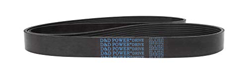 Клиновой колан D&D PowerDrive 410K1 Поли, 1 Лента, Гума