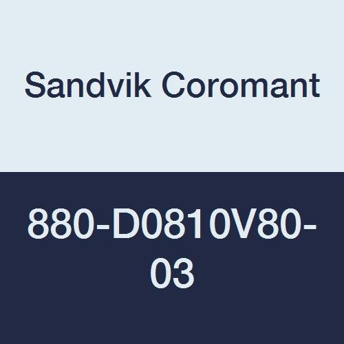 Е sandvik Coromant 880-D0810V80-03 Тренировка с взаимозаменяеми плоча Corodrill 880, код за вид инструмент 880-D.