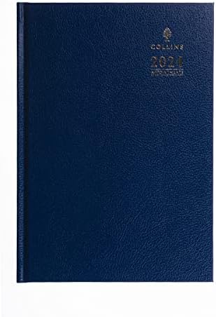 Бизнес дневник Collins Standard Desk 2024 формат А5 от ден до страница (Срещи) - Бизнес-планер и органайзер - Дневник
