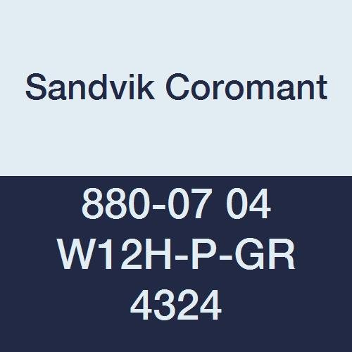 Е sandvik Coromant, 880-07 04 W12H-P-GR 4324, Сверлильная плоча CoroDrill 880, Твердосплавная, Квадратна, Правосторонний