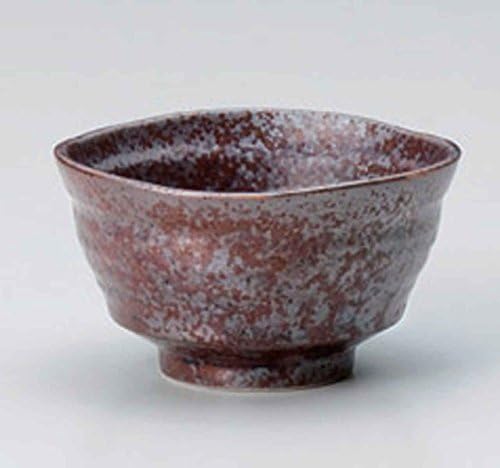 Комплект от 5 японски Чаени чаши от Кафяв кристал 3,6 инча, порцелан японско производство